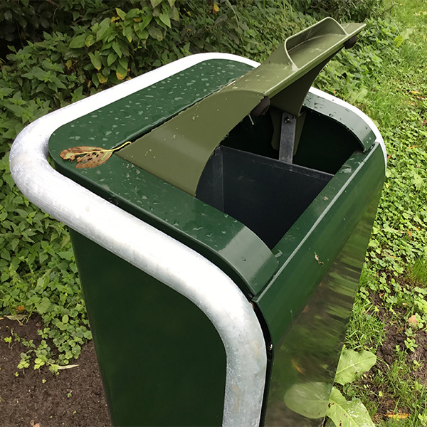 110878 afvalbak vuilnisbak afvalbak pedaal en klep afvalbak hygiëne 